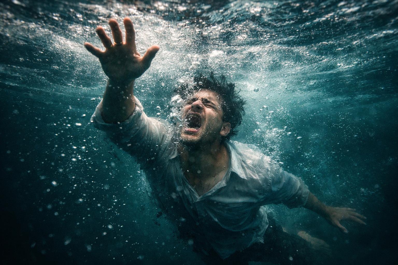 सपने में पानी में डूबना