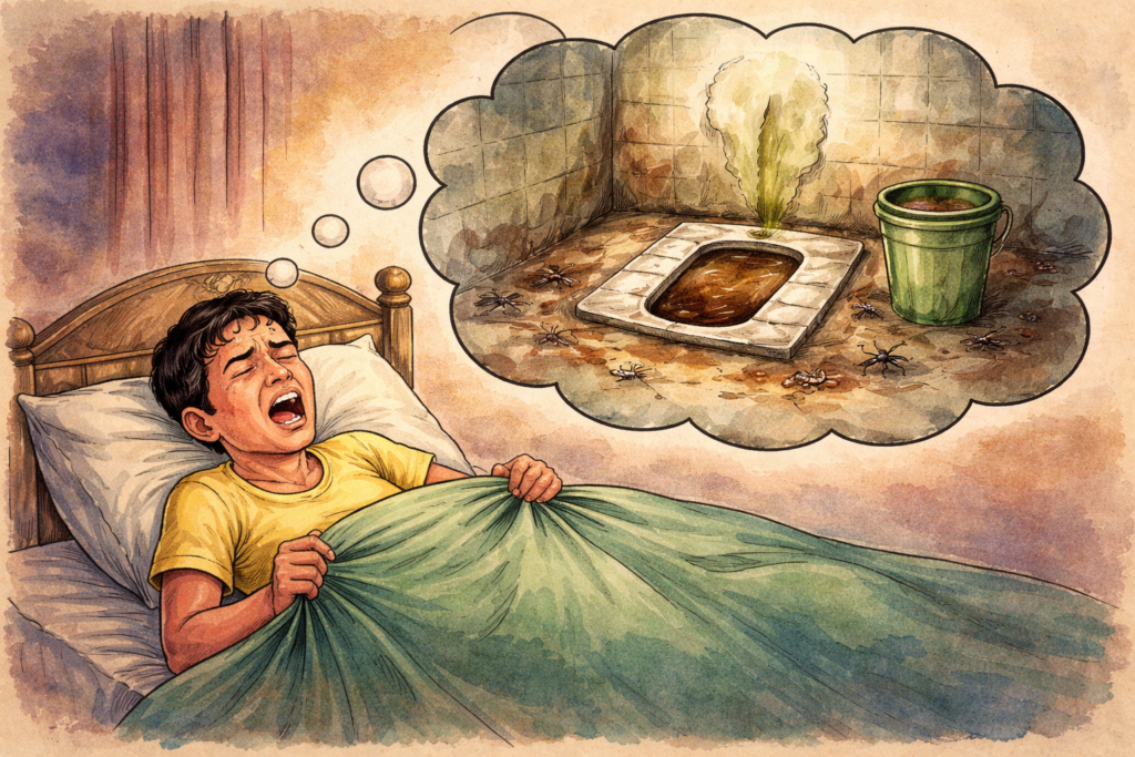 sapane mein laitrin dekhana