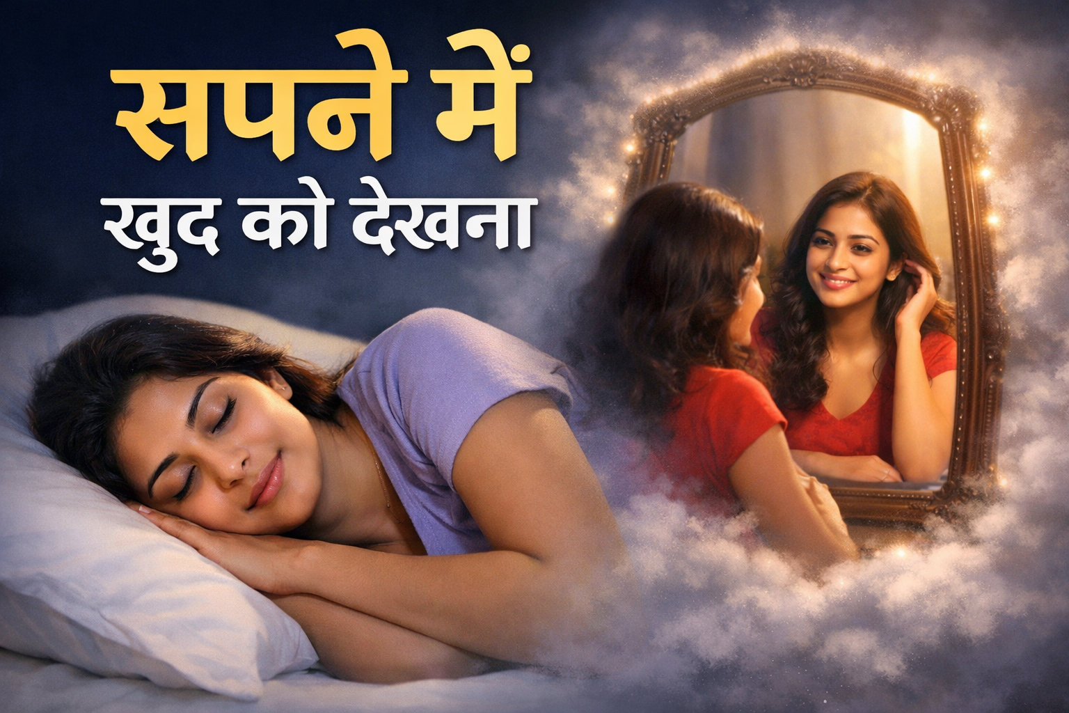 (sapane mein khud ko dekhana)