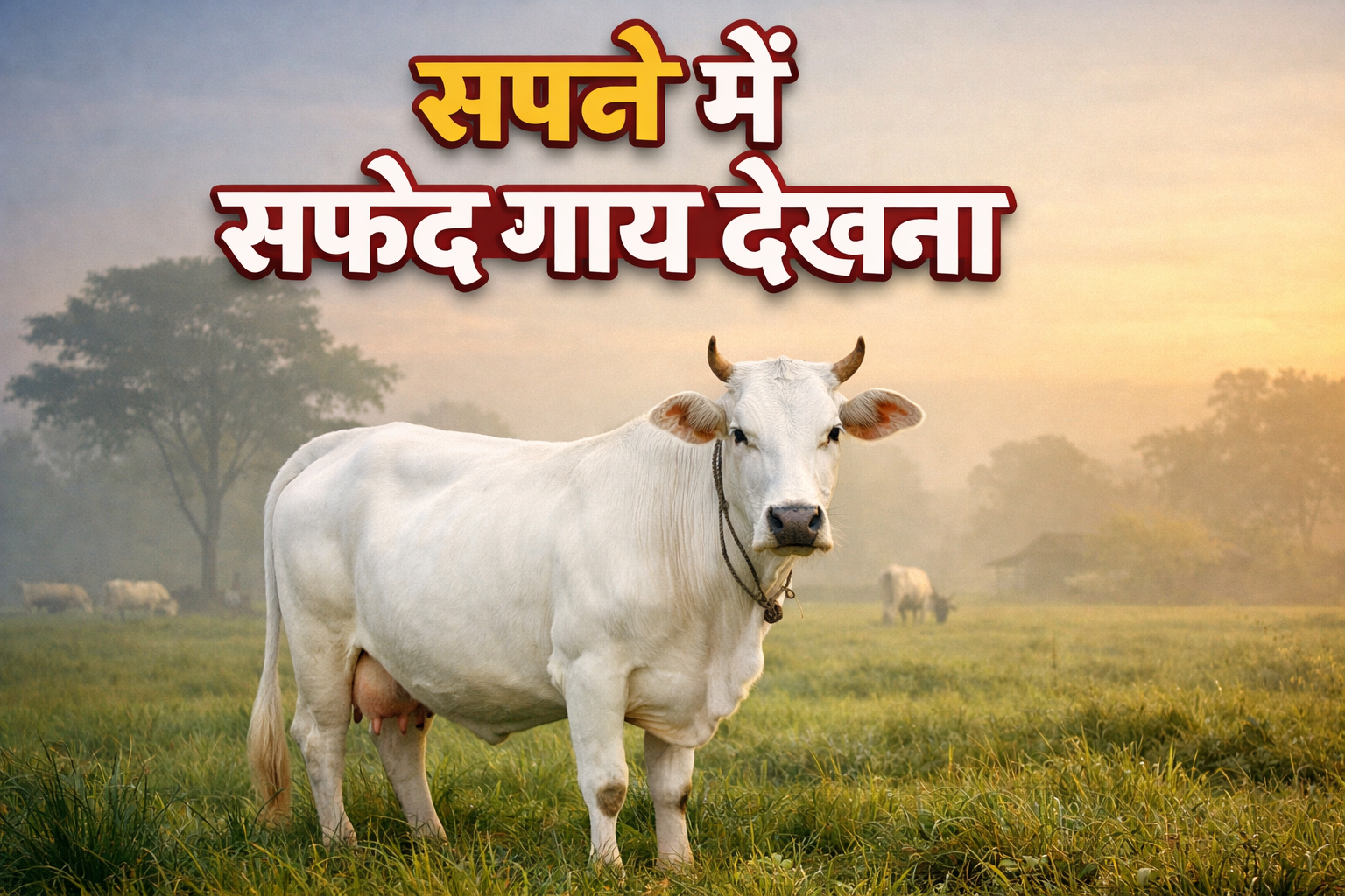 sapane mein saphed gaay dekhana सपने में सफेद गाय देखना