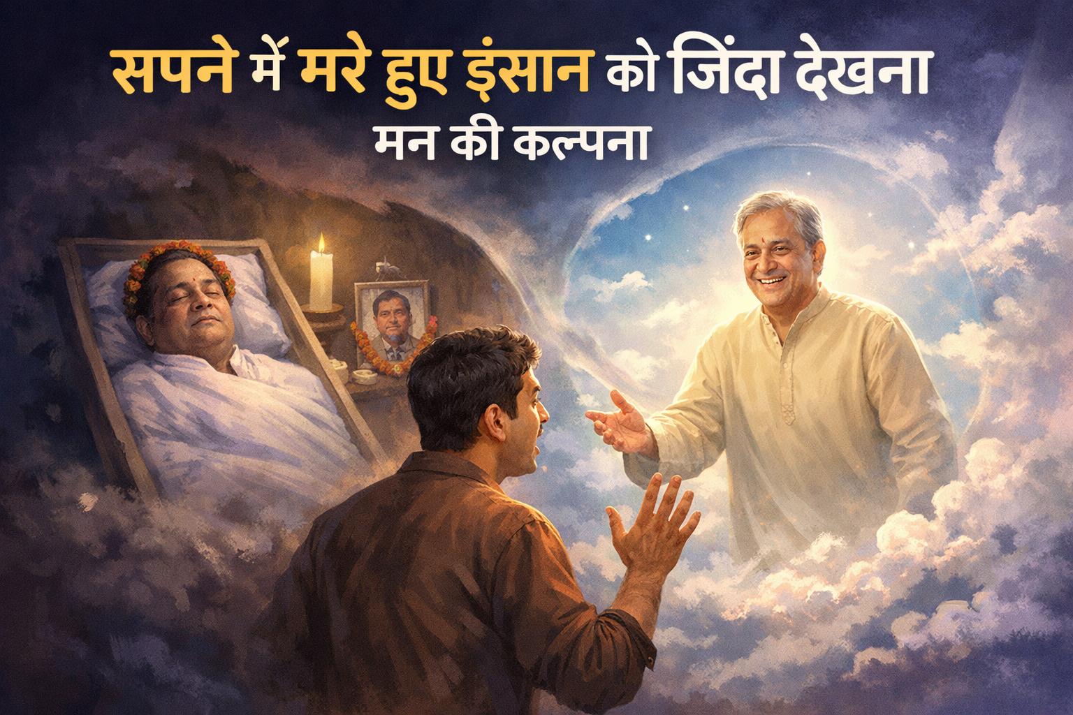 sapane mein mare hue insaan ko jinda dekhana