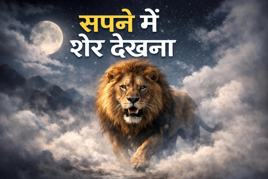 सपने में शांत शेर देखना