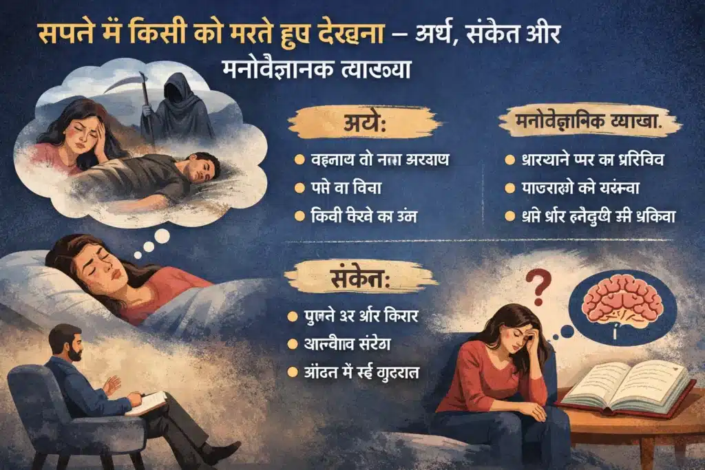 (sapne mein kisi ko marte hue dekhna)