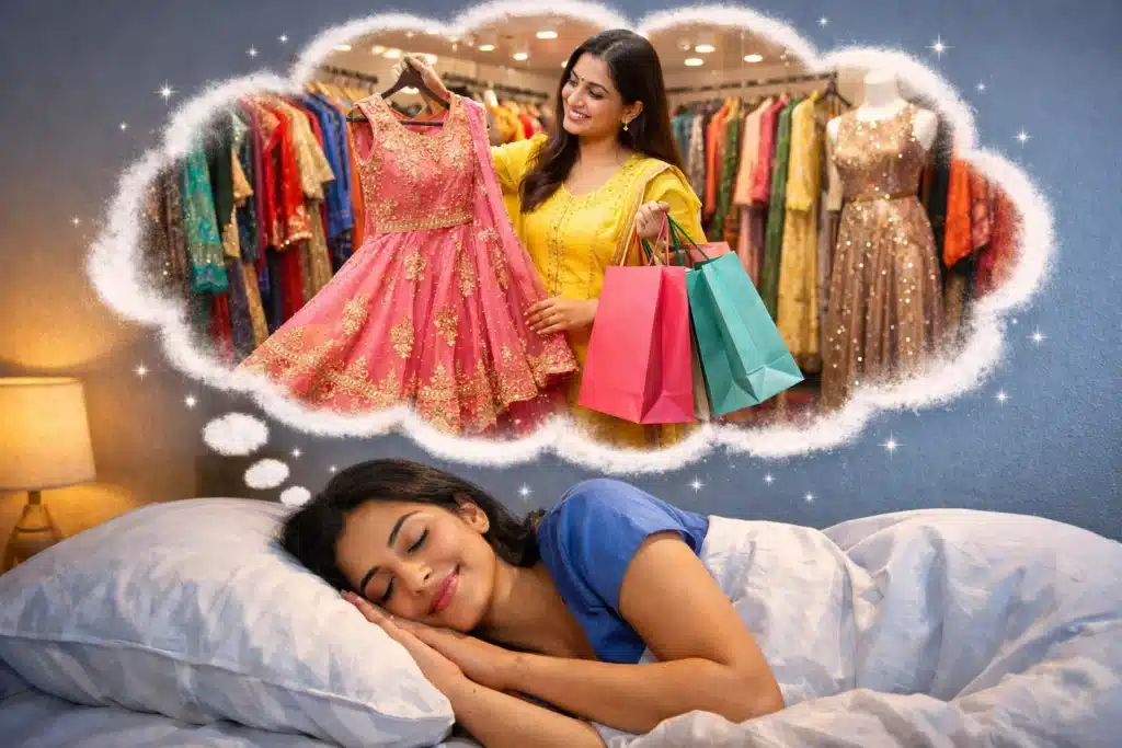 sapne me kapde kharidna