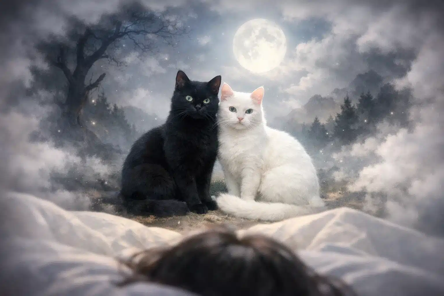 सपने में काली और सफेद बिल्ली देखना | Seeing a Black and White Cat in a Dream