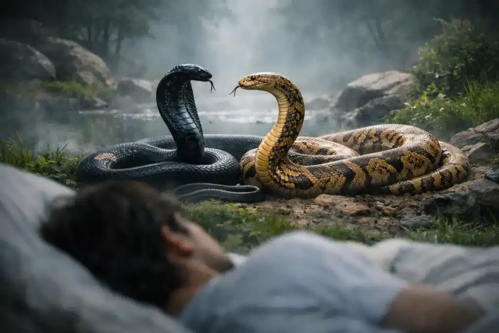 सपने में दो सांप को देखना